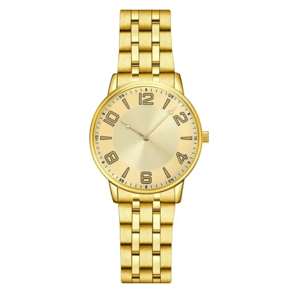Luxury Men's Golden Watch - Elegant Timepiece