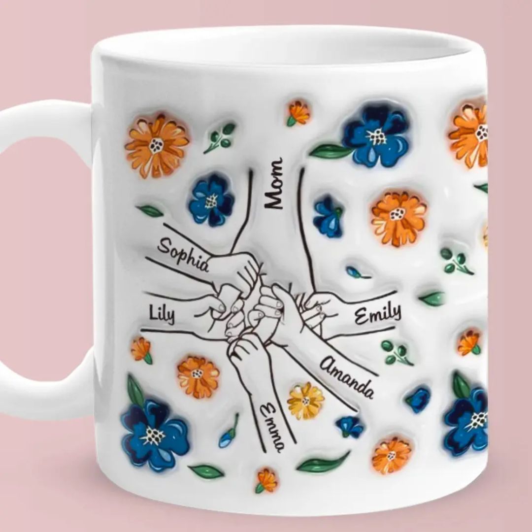 5- Flower Coffee Tea mug