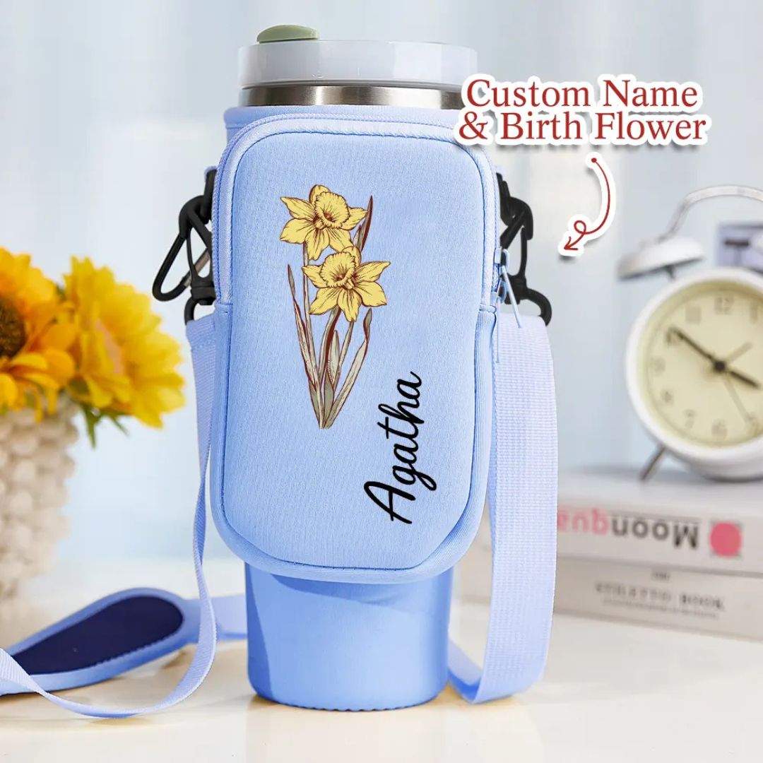 5- Sky blue color bottle carrier bag