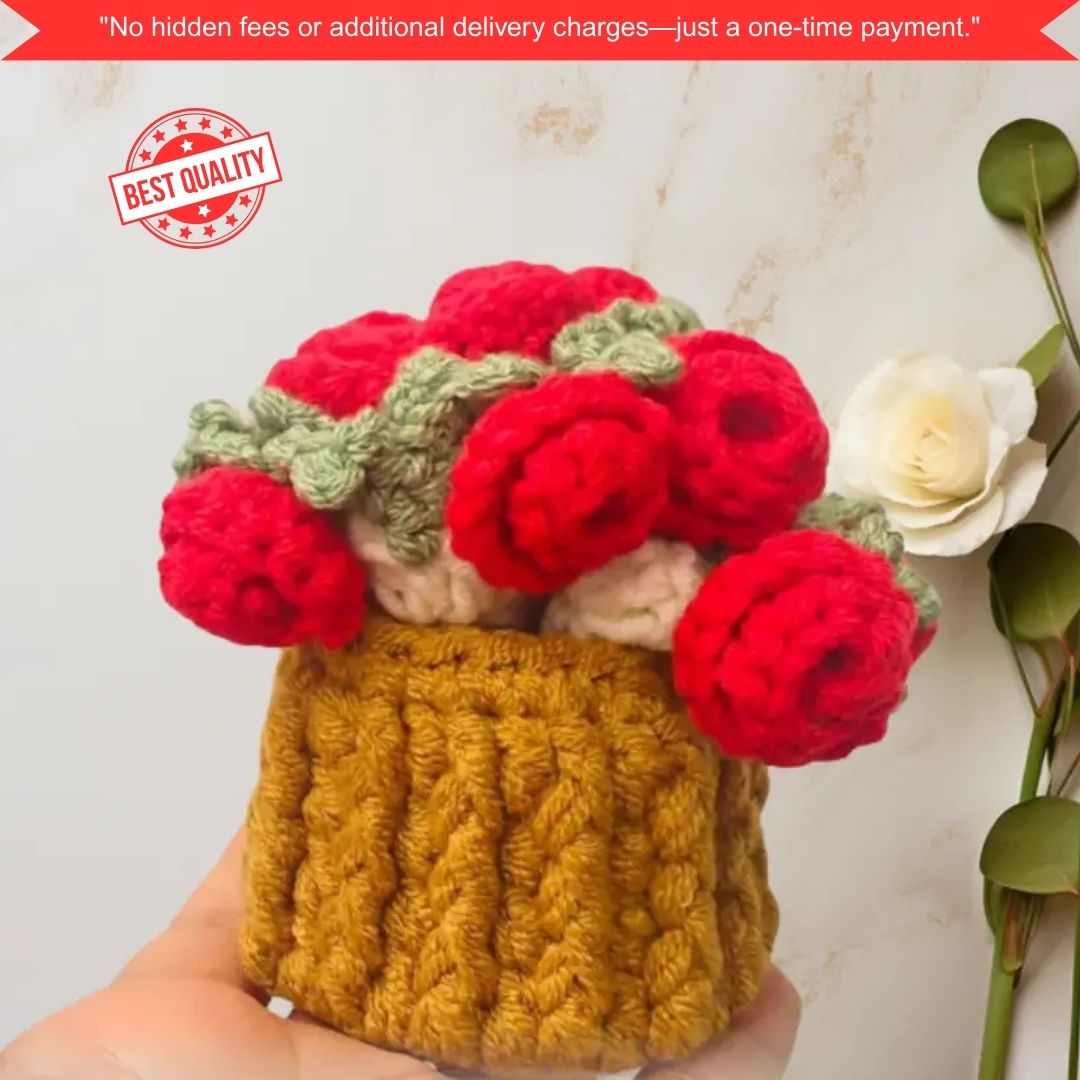 1- Handmade Crochet Handmade Wool Crochet - Home Decor Gift for her