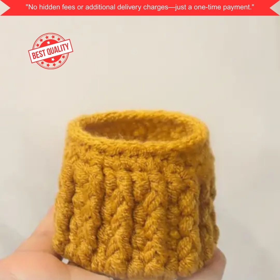 2- Crochet Mini Flower Basket